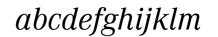 Corporate A Regular Italic Font LOWERCASE