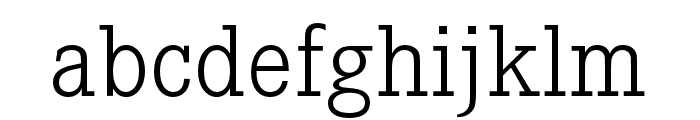Corporate E Pro Light Font LOWERCASE