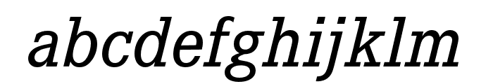 Corporate E Pro Medium Italic Font LOWERCASE