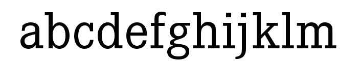 Corporate E Regular Font LOWERCASE