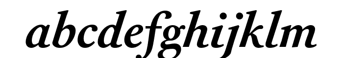 Corundum Text SemiBold Italic Font LOWERCASE