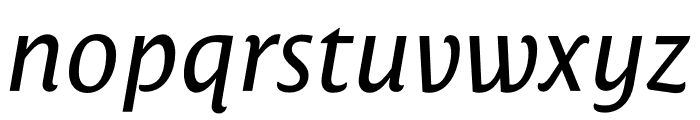 Costa Std Italic Font LOWERCASE