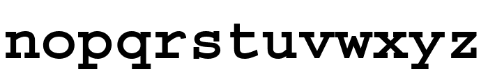 Courier Std Bold Font LOWERCASE