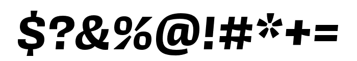 Covik Sans Bold Italic Font OTHER CHARS