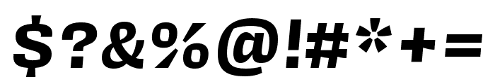 Covik Sans Mono Bold Italic Font OTHER CHARS