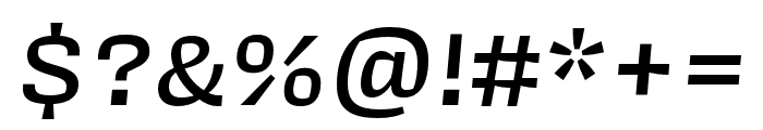 Covik Sans Mono Medium Italic Font OTHER CHARS