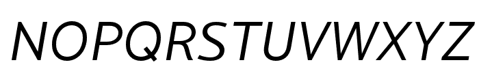 Cresta Regular Italic Font UPPERCASE