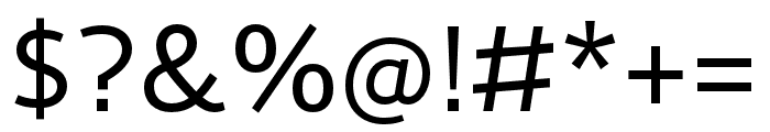 Cresta Regular Font OTHER CHARS
