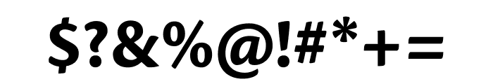 Cronos Pro Bold Caption Font OTHER CHARS
