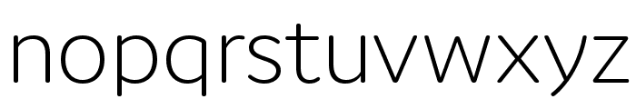 Cupidus Extralight Font LOWERCASE