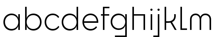 Cy SemiLight Font LOWERCASE