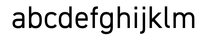 DIN 2014 Narrow Regular Font LOWERCASE