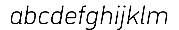 DINosaur Light Italic Font LOWERCASE