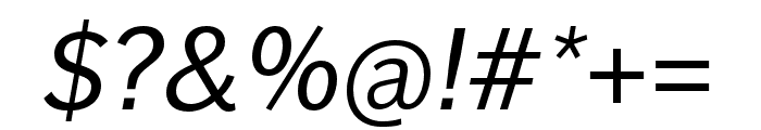 Dagny Pro Italic Font OTHER CHARS