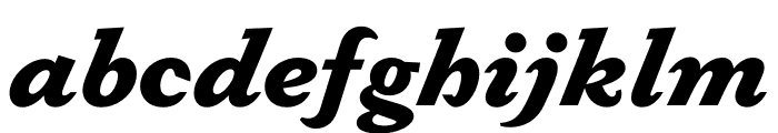 Dapifer BlackItalic Font LOWERCASE