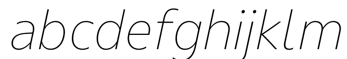 Darkmode Cc Hebrew Thin Italic Font LOWERCASE