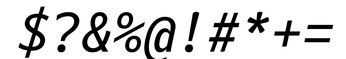 Darkmode Mono On Italic Font OTHER CHARS