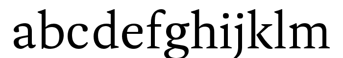 Dashiell Text Regular Font LOWERCASE