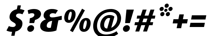 Dax Pro Extrabold Italic Font OTHER CHARS