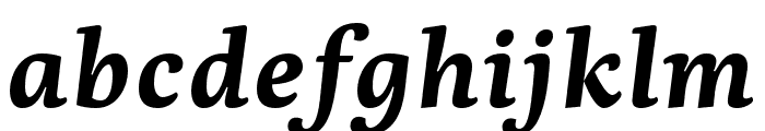 Dederon Bold Italic Font LOWERCASE