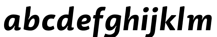 Dederon Sans Bold Italic Font LOWERCASE