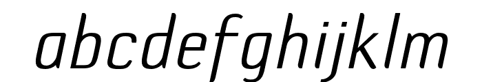 DefaultGothic OT AGaugeItalic Font LOWERCASE