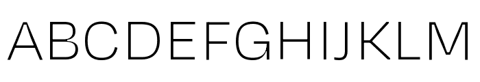 Degular Variable Text Thin Font UPPERCASE