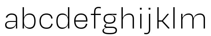 Degular Variable Text Thin Font LOWERCASE