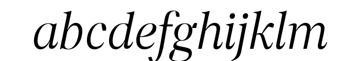 Dejanire Headline Light Italic FONT