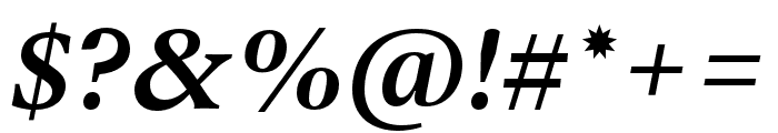 Dejanire Text Medium Italic Font OTHER CHARS