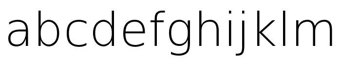 Dejavu Lgc Extra Light Font LOWERCASE