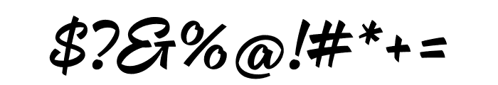 Delfina Script Regular Font OTHER CHARS