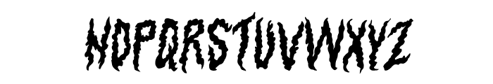 Devils Haircut Regular Font UPPERCASE