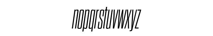Dharma Gothic E Light Italic Font LOWERCASE