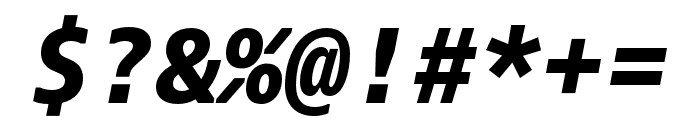 Dico Mono ExtraBold Italic Font OTHER CHARS