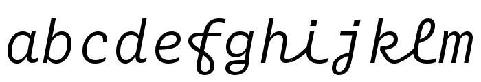 Dico Mono Regular Font LOWERCASE