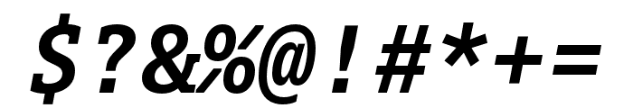 Dico Mono Slab Bold Italic Font OTHER CHARS