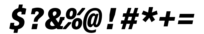 Dico Mono Slab ExtraBold Italic Font OTHER CHARS