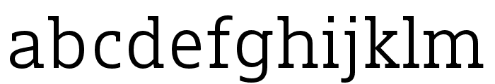 Dico Slab Regular Font LOWERCASE