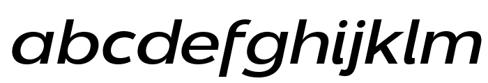 Dienstag Bold Italic Font LOWERCASE