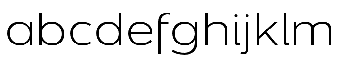 Dienstag Light Font LOWERCASE