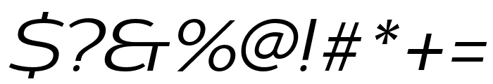 Dienstag Regular Italic Font OTHER CHARS