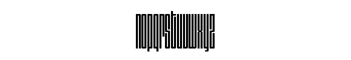 Dimensions 100R Font LOWERCASE