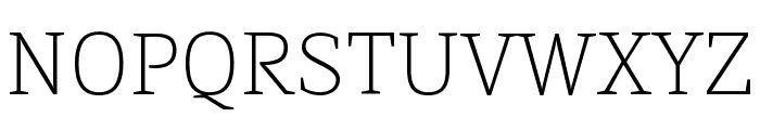 Directa Serif Variable Regular Font UPPERCASE