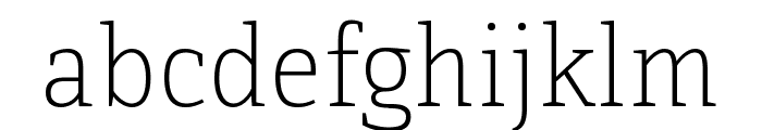 Directa Serif Variable Regular Font LOWERCASE