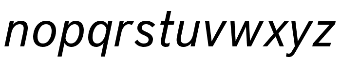 District Pro Book Italic Font LOWERCASE