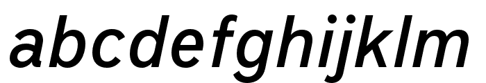 District Pro Medium Italic Font LOWERCASE