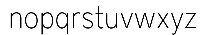 District Pro Thin Font LOWERCASE