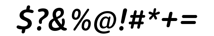 Dita Wd Medium Italic Font OTHER CHARS