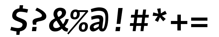 Divenire Mono Medium Italic Font OTHER CHARS